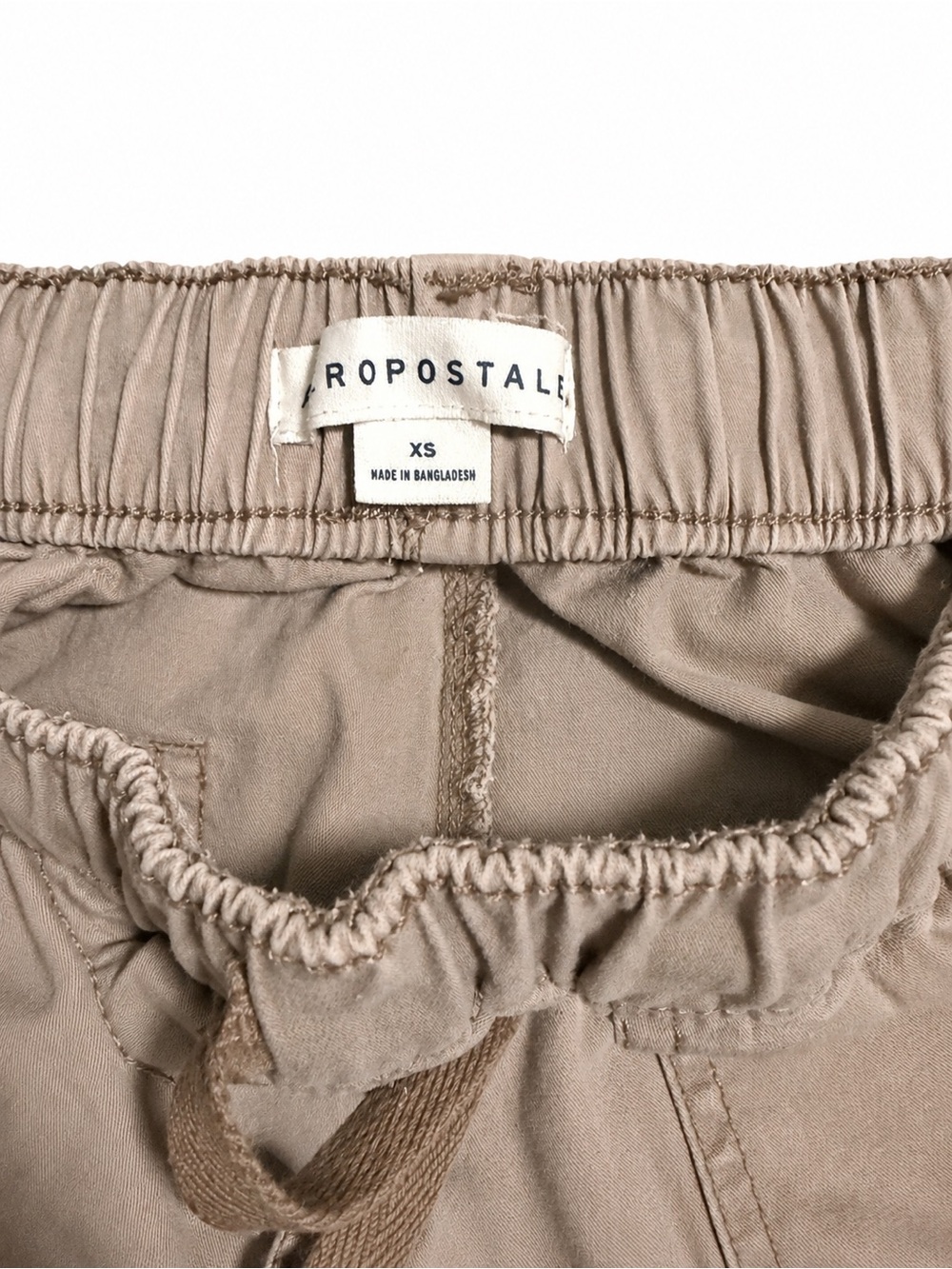 Aeropostale Tan Drawstring Jogger Bottoms - Picture 5 of 5